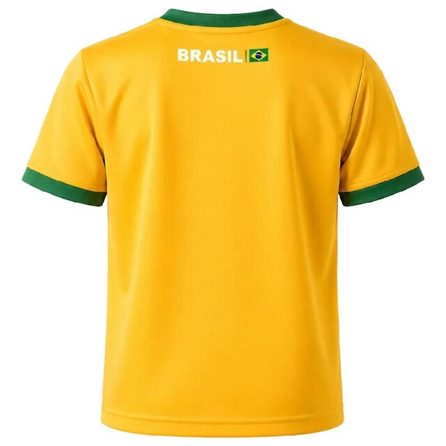 Camiseta Brasil Braziline Ipe Basica Infantil