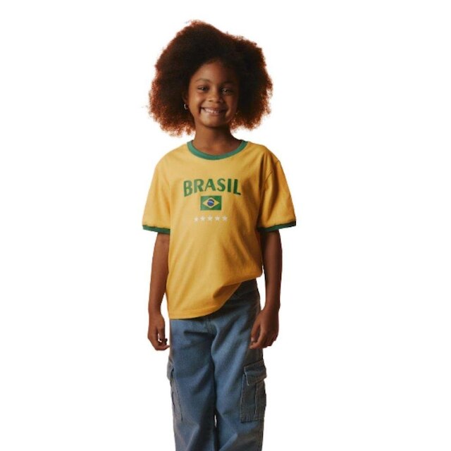 Camiseta Braziline Brazuca Infantil