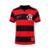 Camiseta Braziline Flatri Zico Flamengo Infantil - Vermelho+Preto