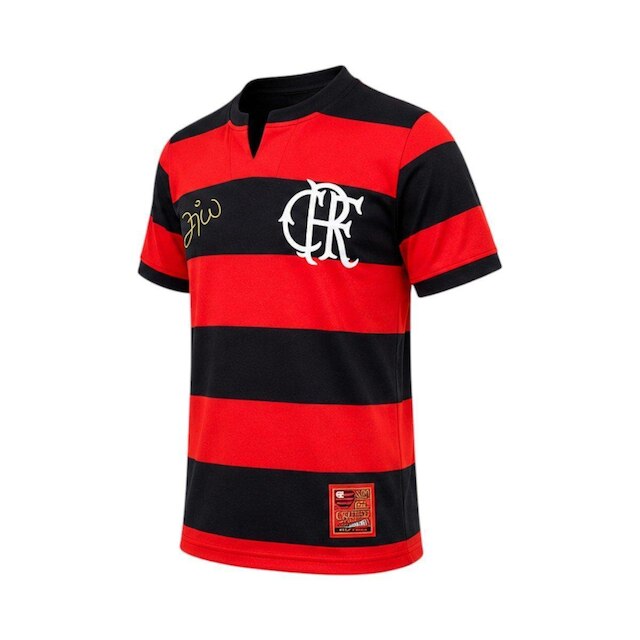 Camiseta Braziline Flatri Zico Flamengo Infantil