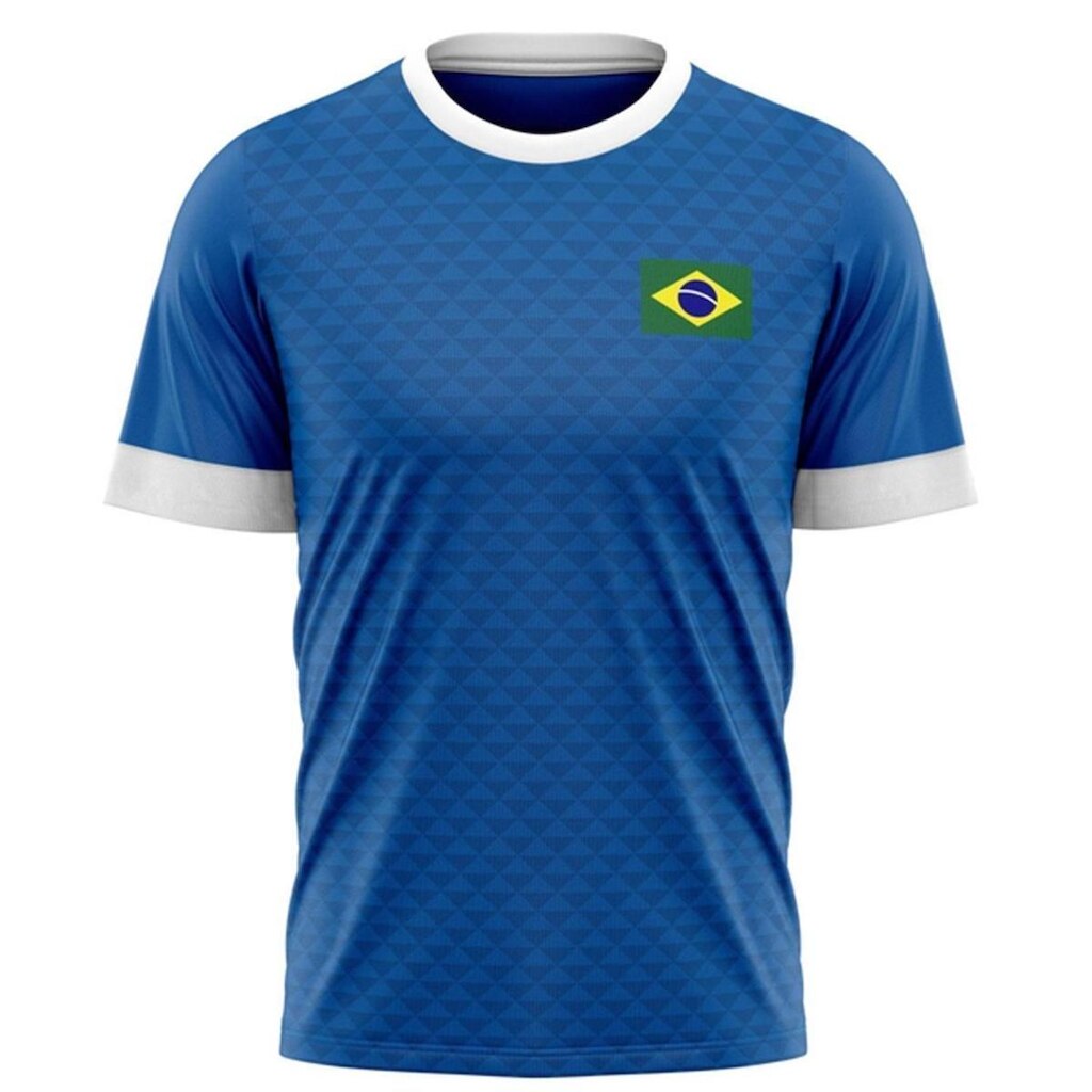 Camiseta Braziline Jatobá Brasil Masculino - Azul Azul G