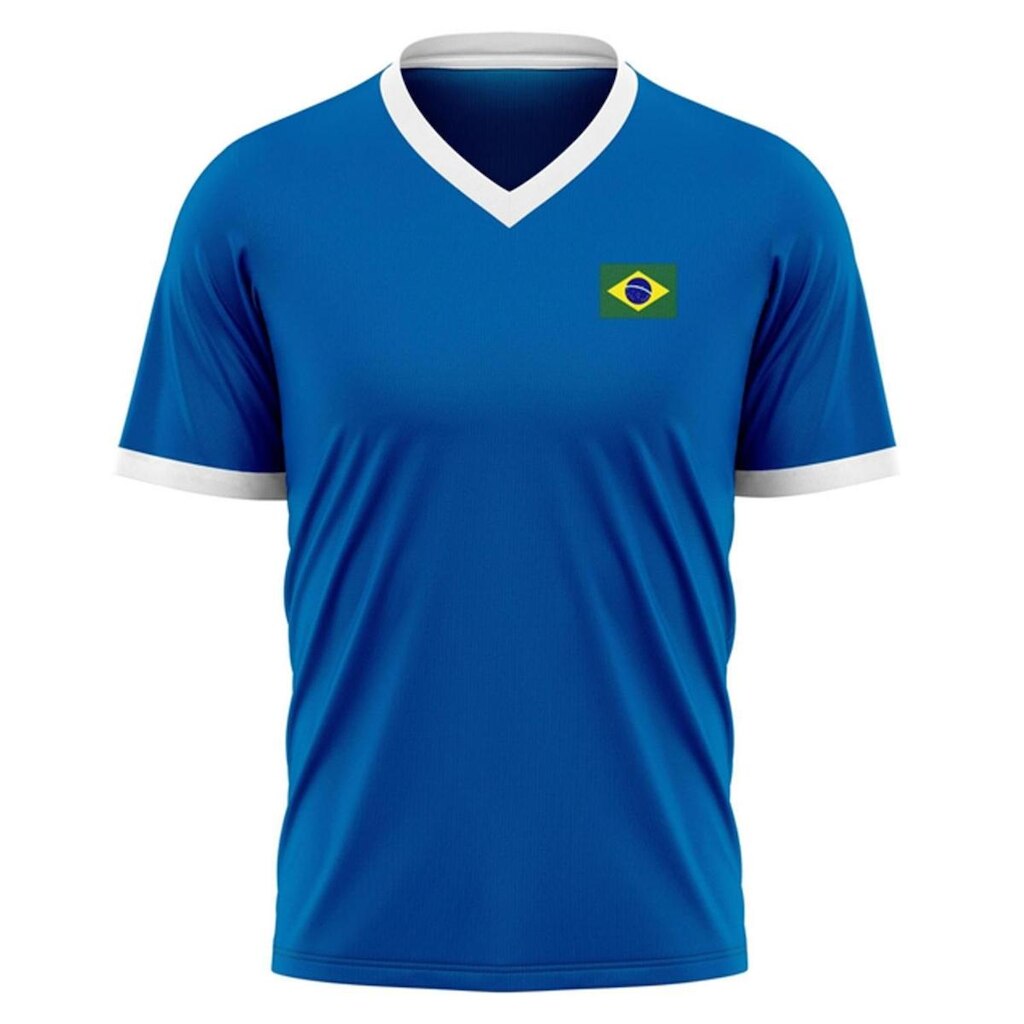 Camiseta Braziline Xavante Brasil Masculino - Azul Azul G