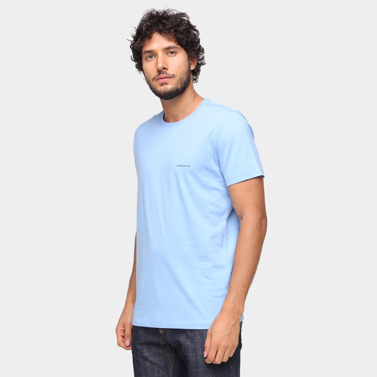 Camiseta Calvin Klein Básica Masculina - Lilás é ruim? Camiseta Calvin Klein Básica Masculina - Lilás é boa?