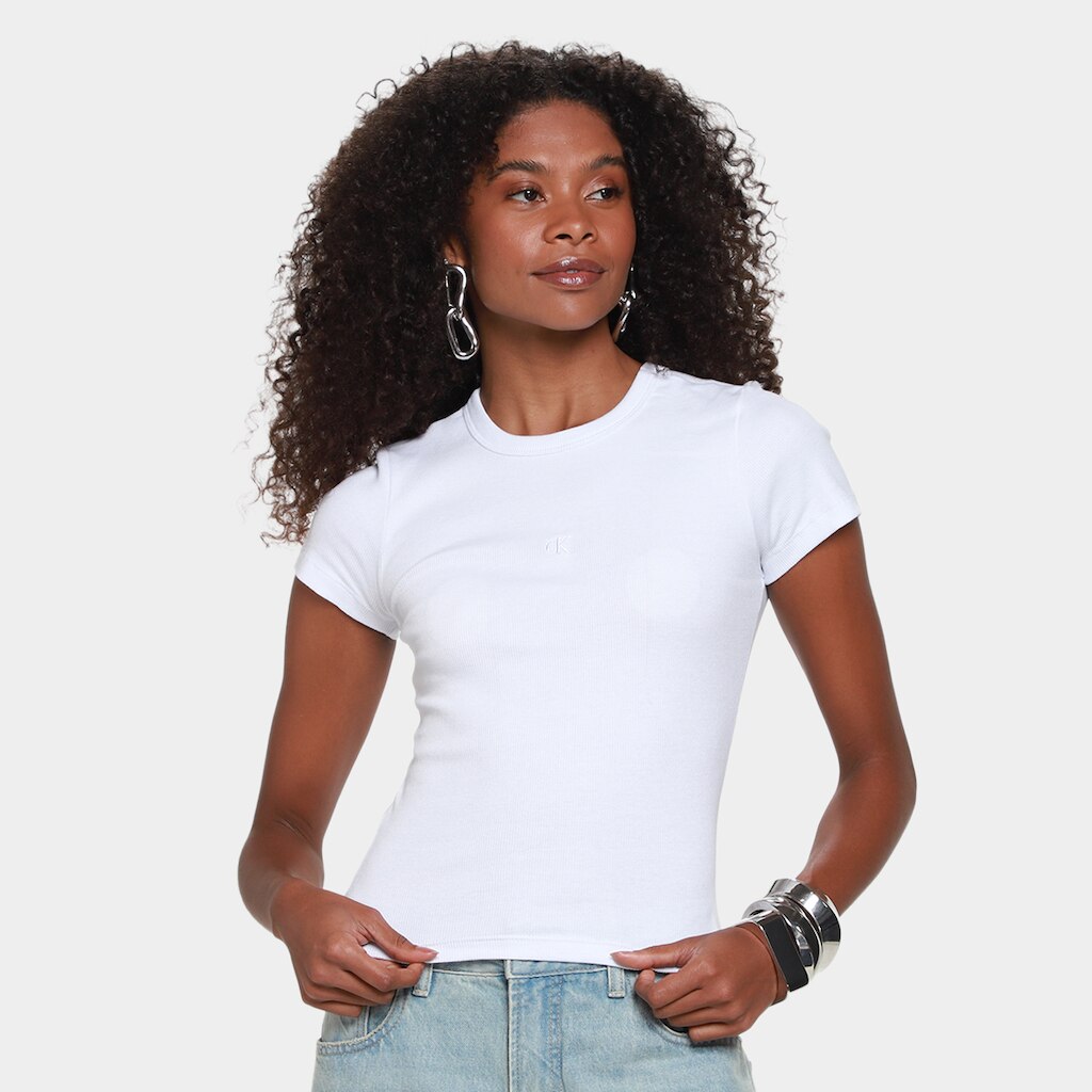 Camiseta Calvin Klein Ribana Feminina