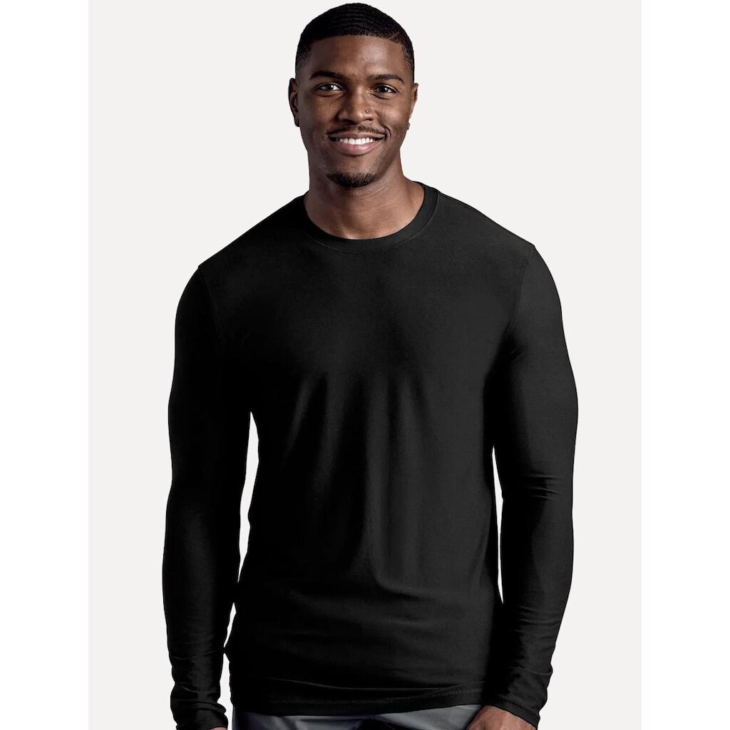 Camiseta Calvin Klein Swimwear Masculina Manga Longa UV Preto