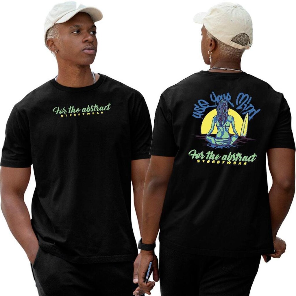 Camiseta Camisa Algodão‎ For The Abstract Streetwear Mind