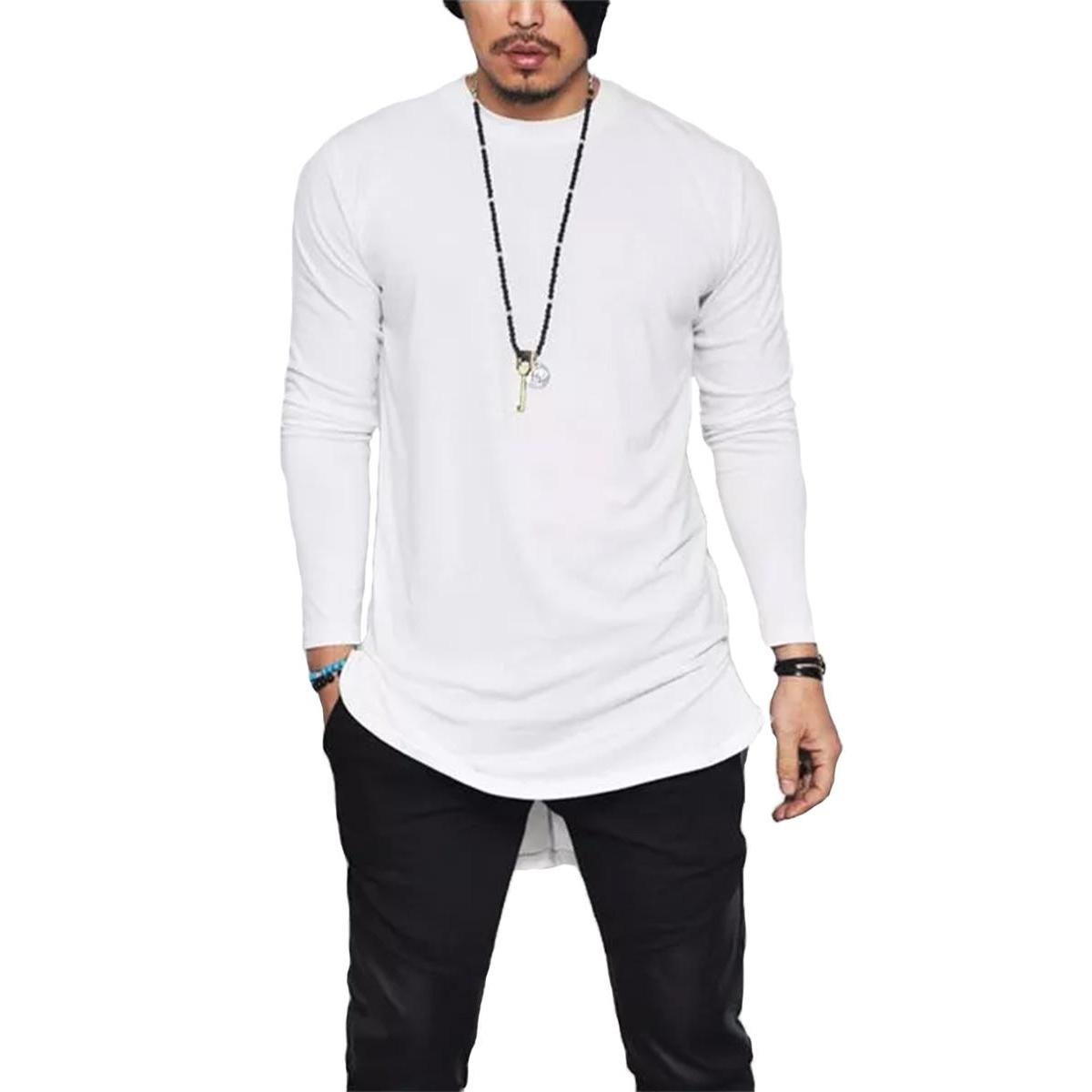 Camiseta Camisa Oversized Longline Maculina Ny Kings Top Menor preço em Camiseta Camisa Oversized Longline Maculina Ny Kings Top