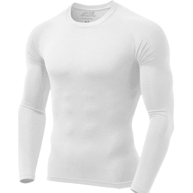 Camiseta Camisa Segunda Pele Térmica Proteção Uv+50 Moda Praia
