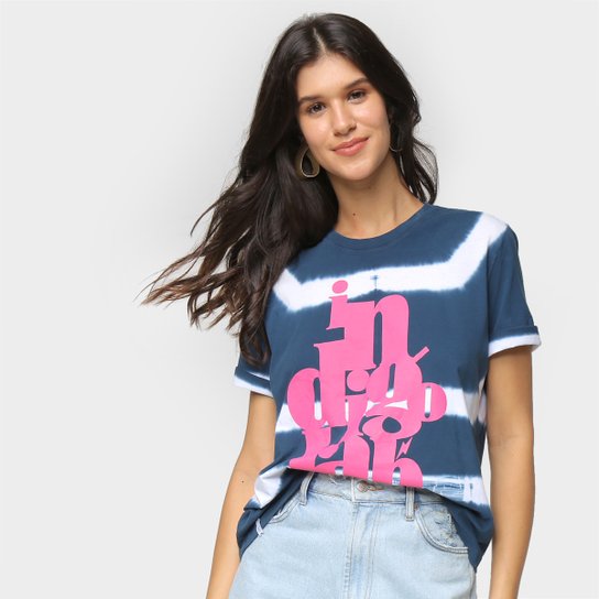 Camiseta Cantão Clássic Indigolab Feminina - Azul