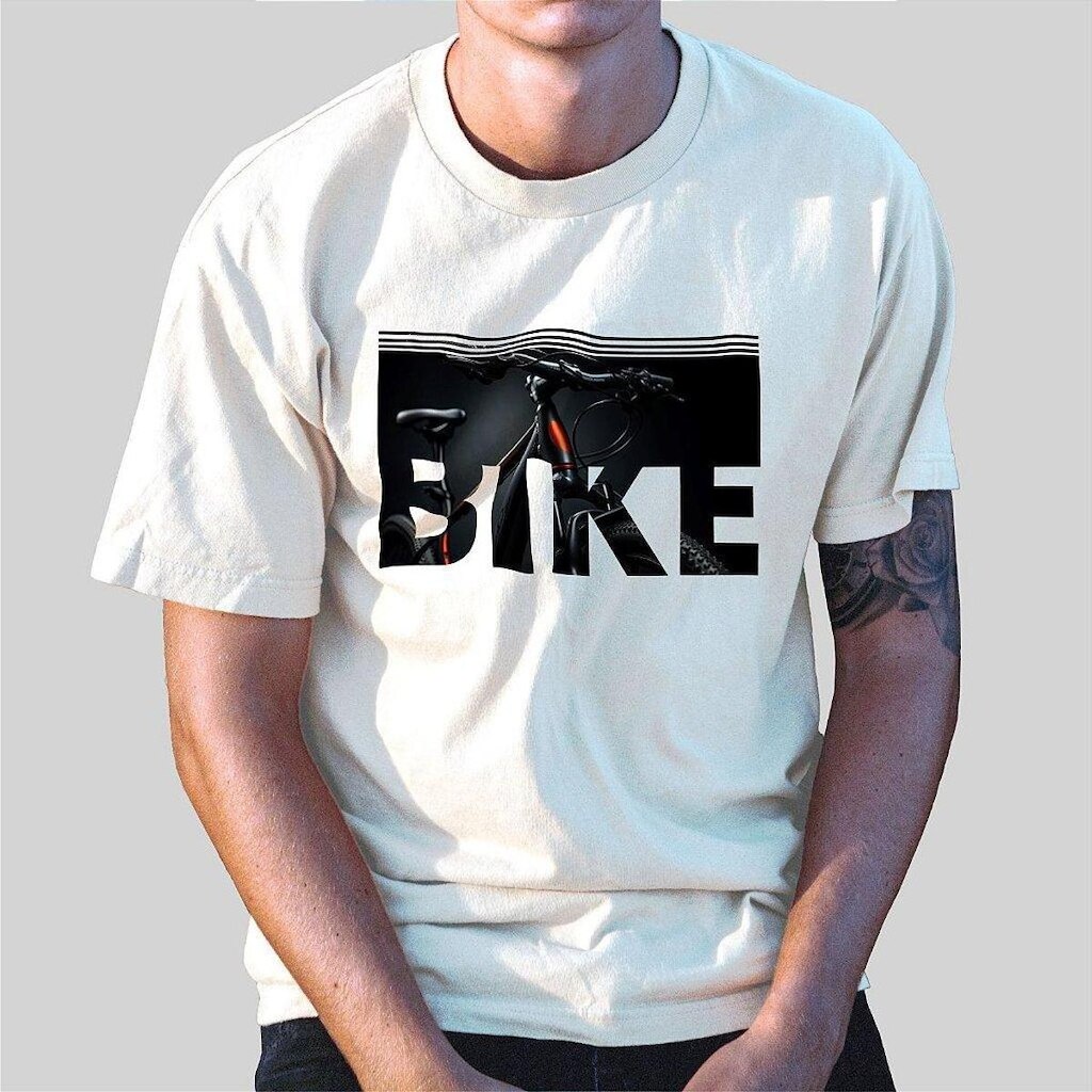 Camiseta Casual 100% Algodão - BIKE - Cardinal Pink - P
