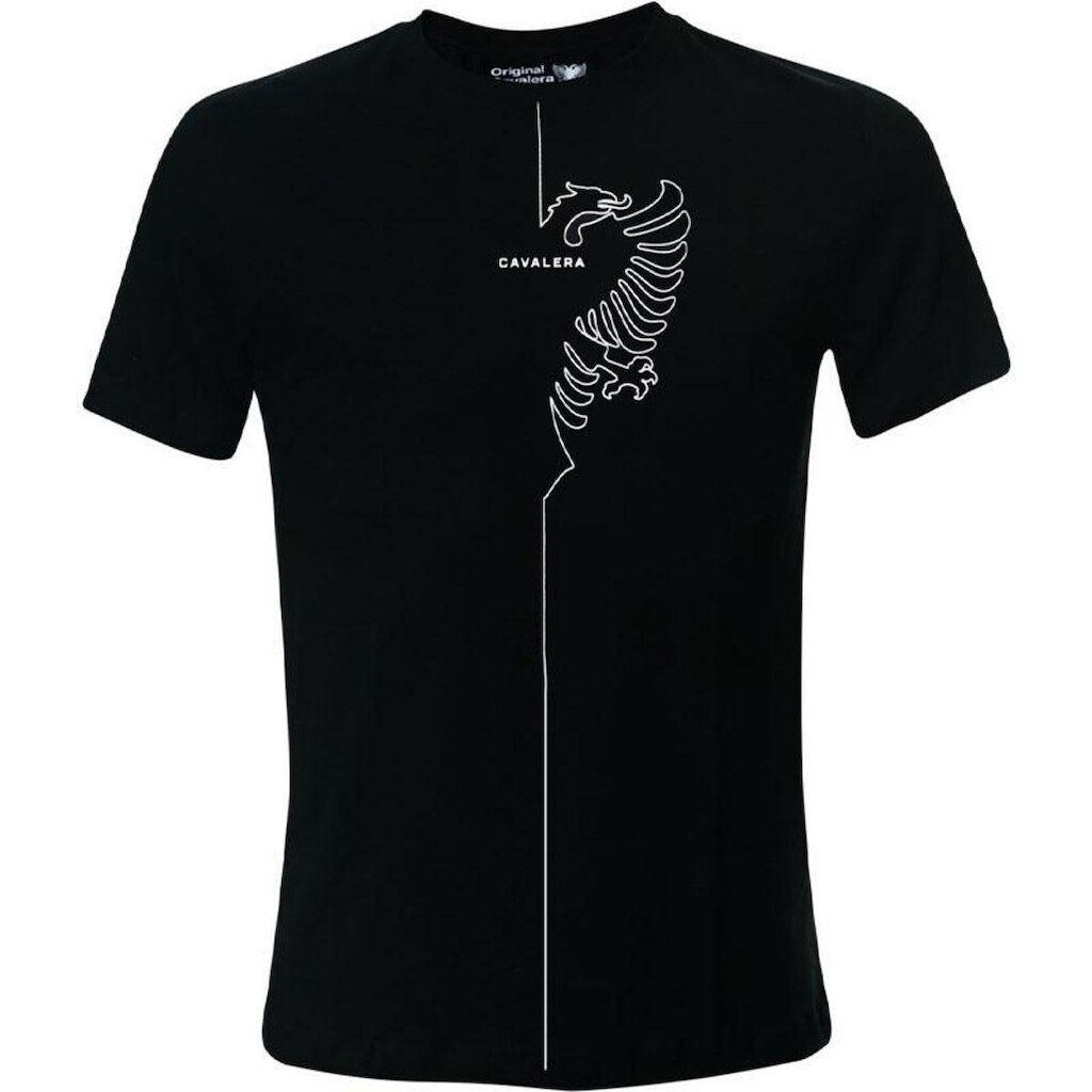 Camiseta Cavalera Comfort Águia Tracing Preta Masculina