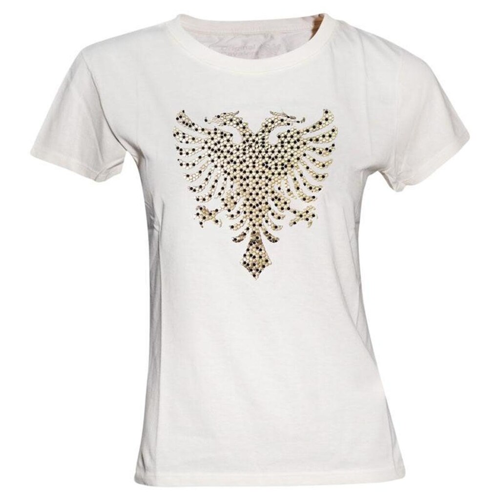 CAMISETA CAVALERA FOLDED FOIL LINE BRANCA FEMININA