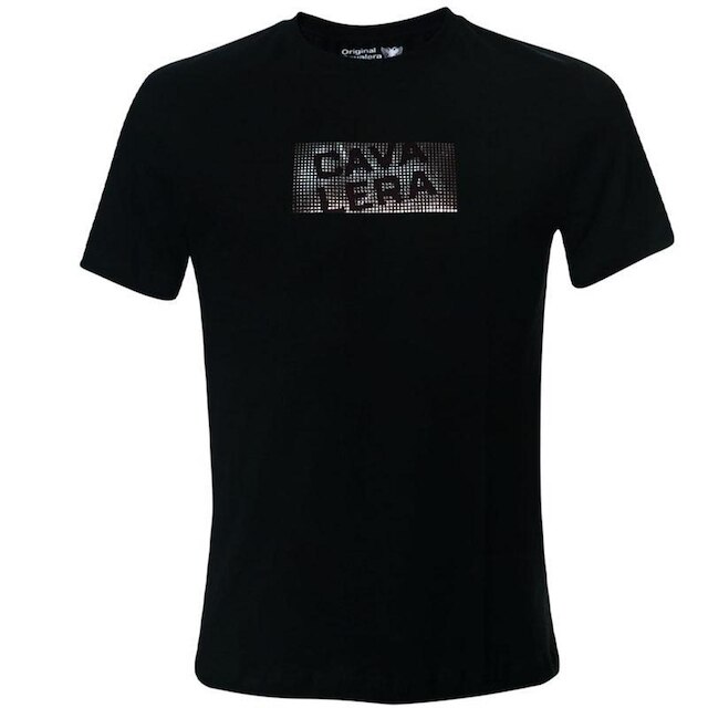 Camiseta Cavalera Indie Rock Texture Preta Masculina