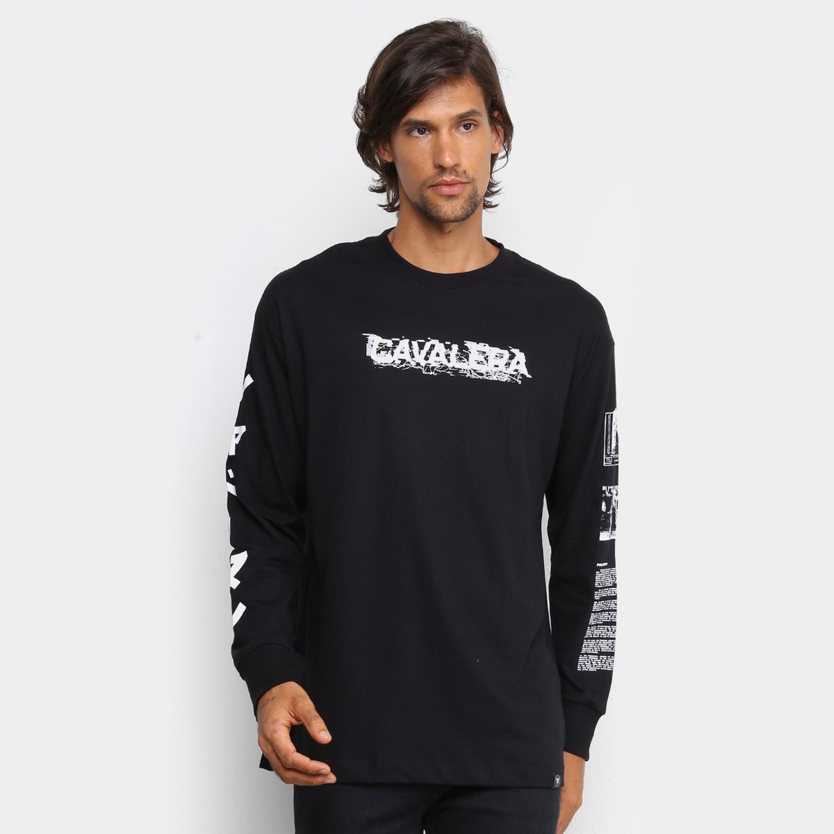 Camisa manga longa cavalera Clearance