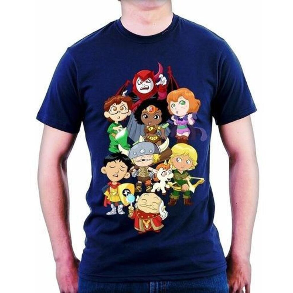 Camiseta Caverna do Dragão Kids Desenho Masculina