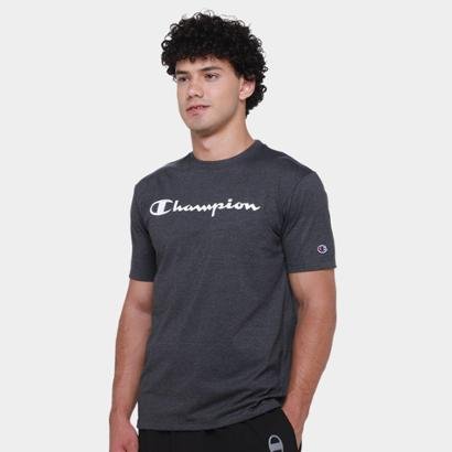 Camiseta Champion Carry Over Clas Script Masculina - Masculino