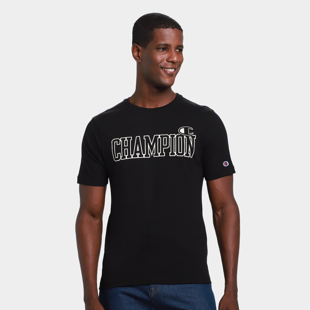 Camiseta Champion College C Logo Masculina
