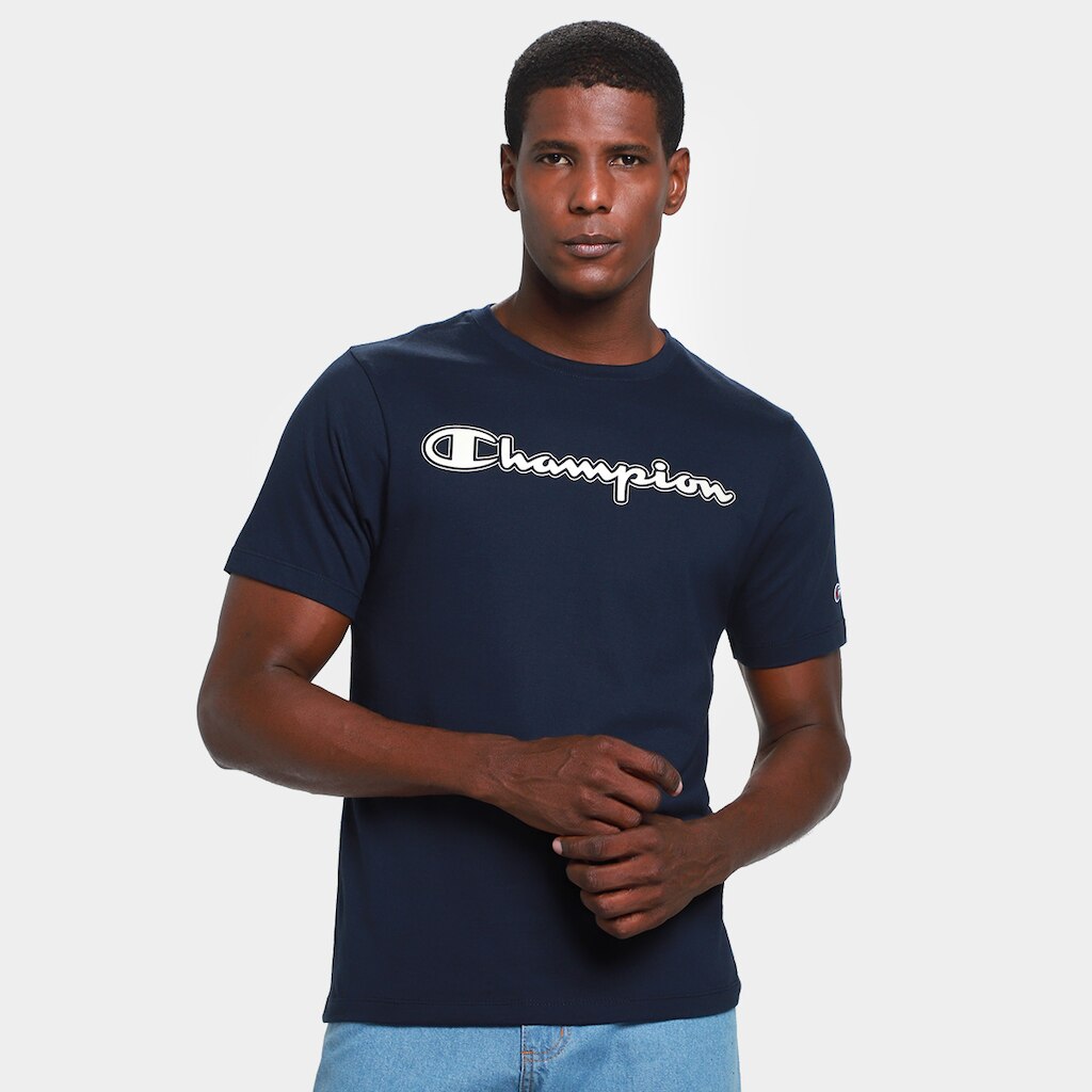 Camiseta Champion Script Outline Masculina