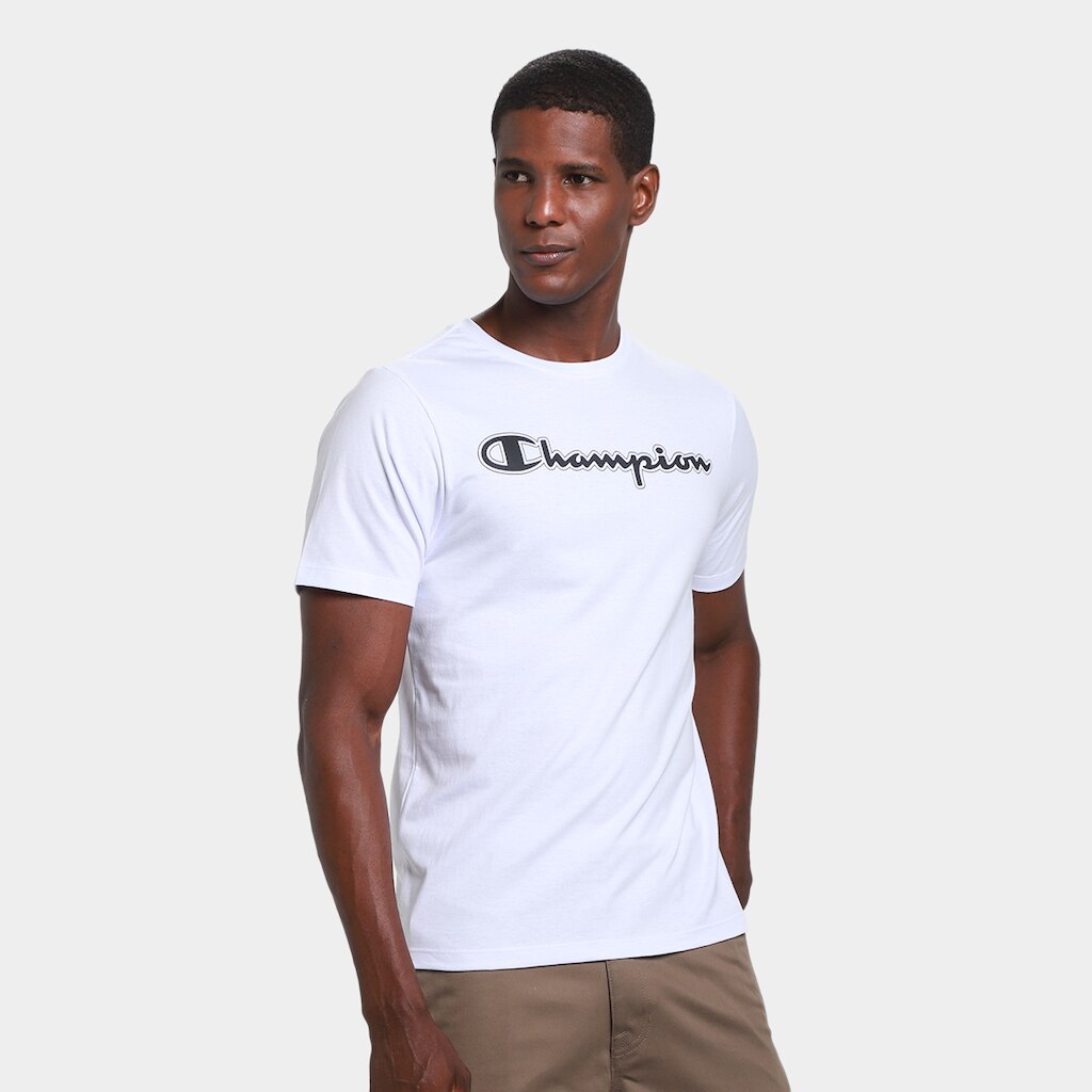 Camiseta Champion Script Outline Masculina