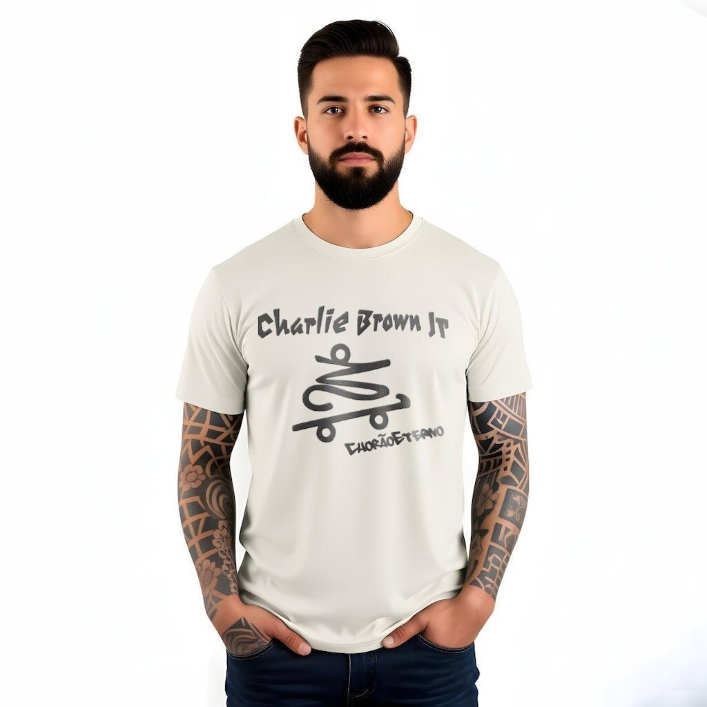 Camiseta Charlie Brown Jr em Relevo Off White | Estilo Street e Premium – Alt Universe