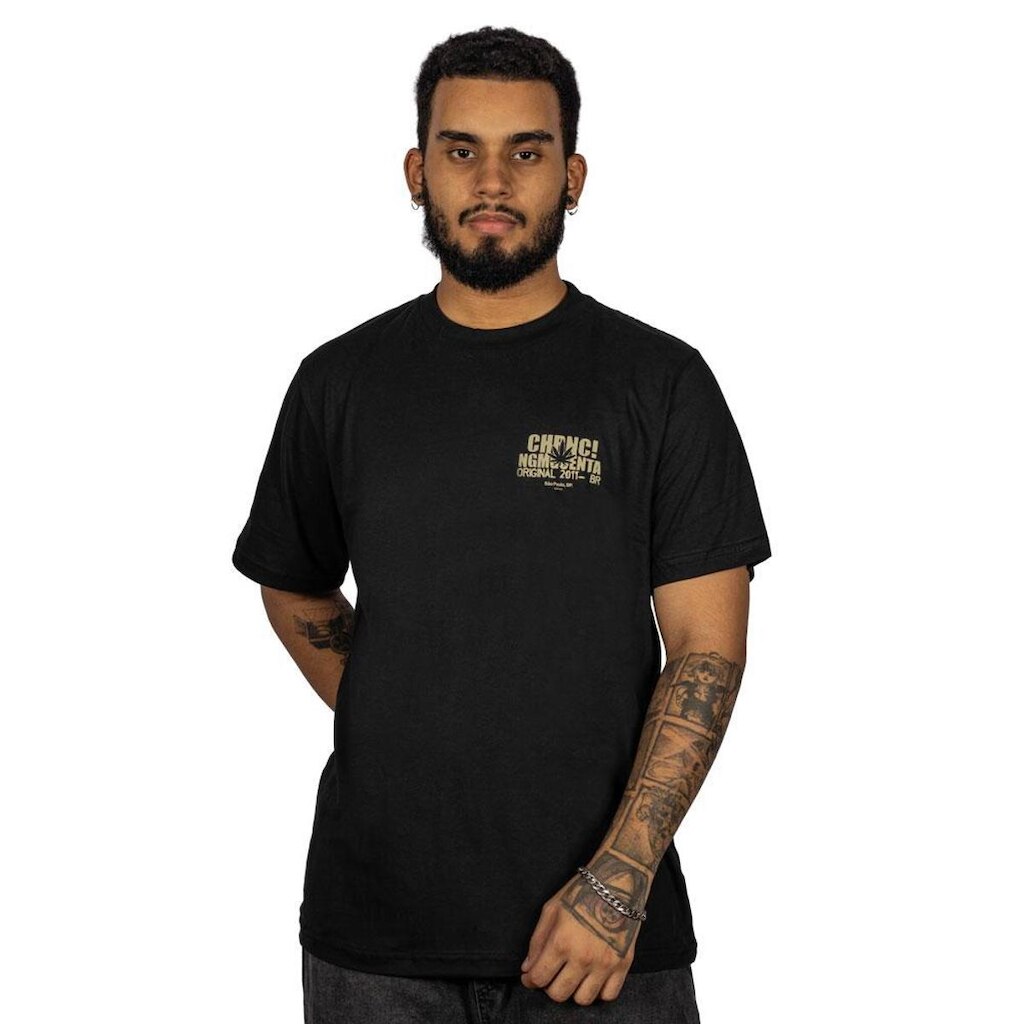 Camiseta Chronic 4576 Preto