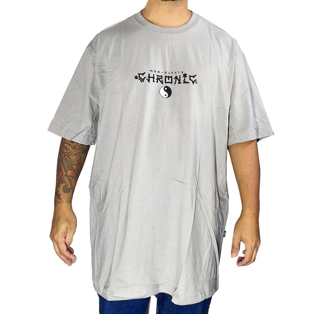 Camiseta Chronic Big Dragão Yin Yang Oriental Tattoo 4218