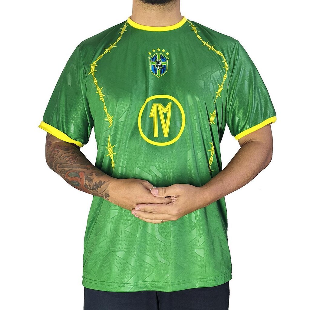 Camiseta Chronic Time Brasil Verde Copa 082B