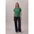 Camiseta Ckj Fem Organic New York - Verde - Colorido