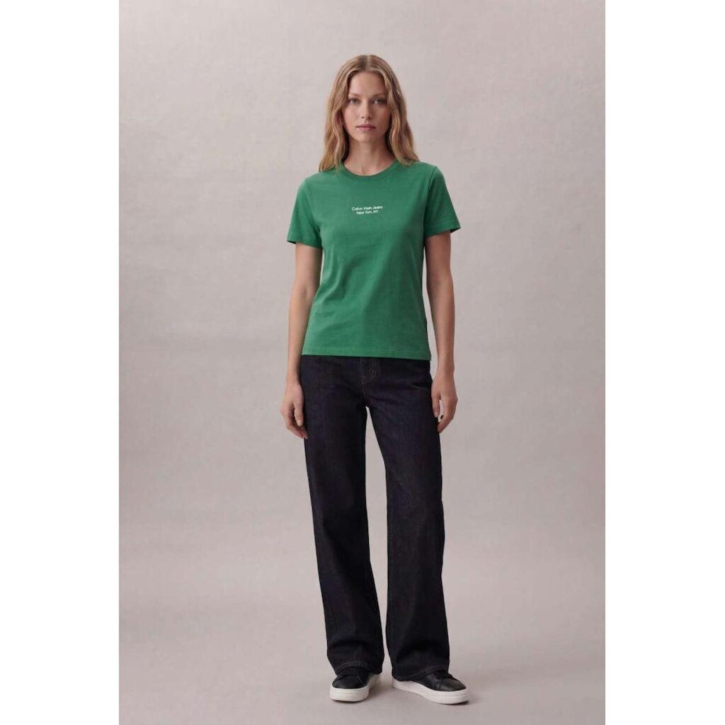 Camiseta Ckj Fem Organic New York - Verde