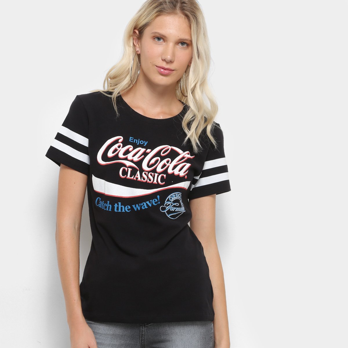 t shirt feminina coca cola