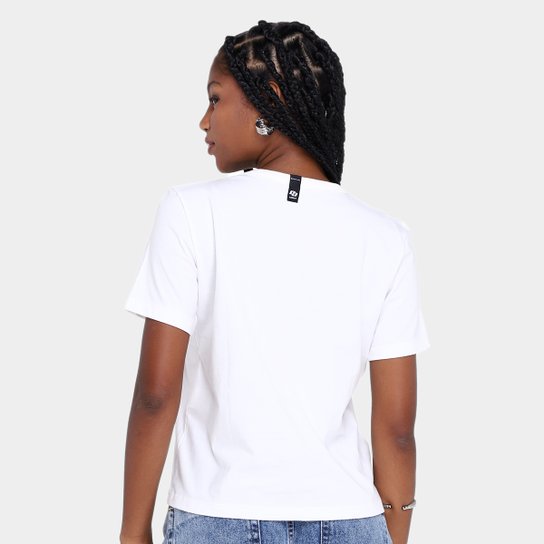 Camiseta Colcci Baby Look Logo Feminina