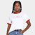 Camiseta Colcci Feminina - Off White+Vermelho