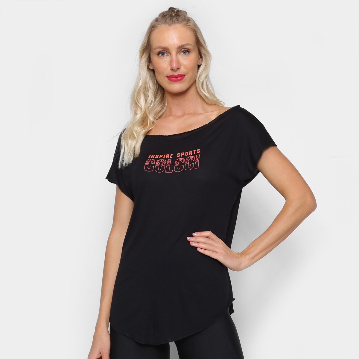 Camiseta Colcci Inspired Sports Feminina - Preto é ruim? Camiseta Colcci Inspired Sports Feminina - Preto é boa?