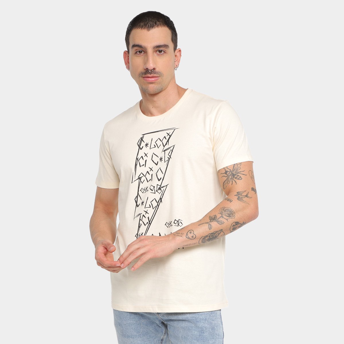 Camiseta Colcci Logo Masculina - Bege é ruim? Camiseta Colcci Logo Masculina - Bege é boa?