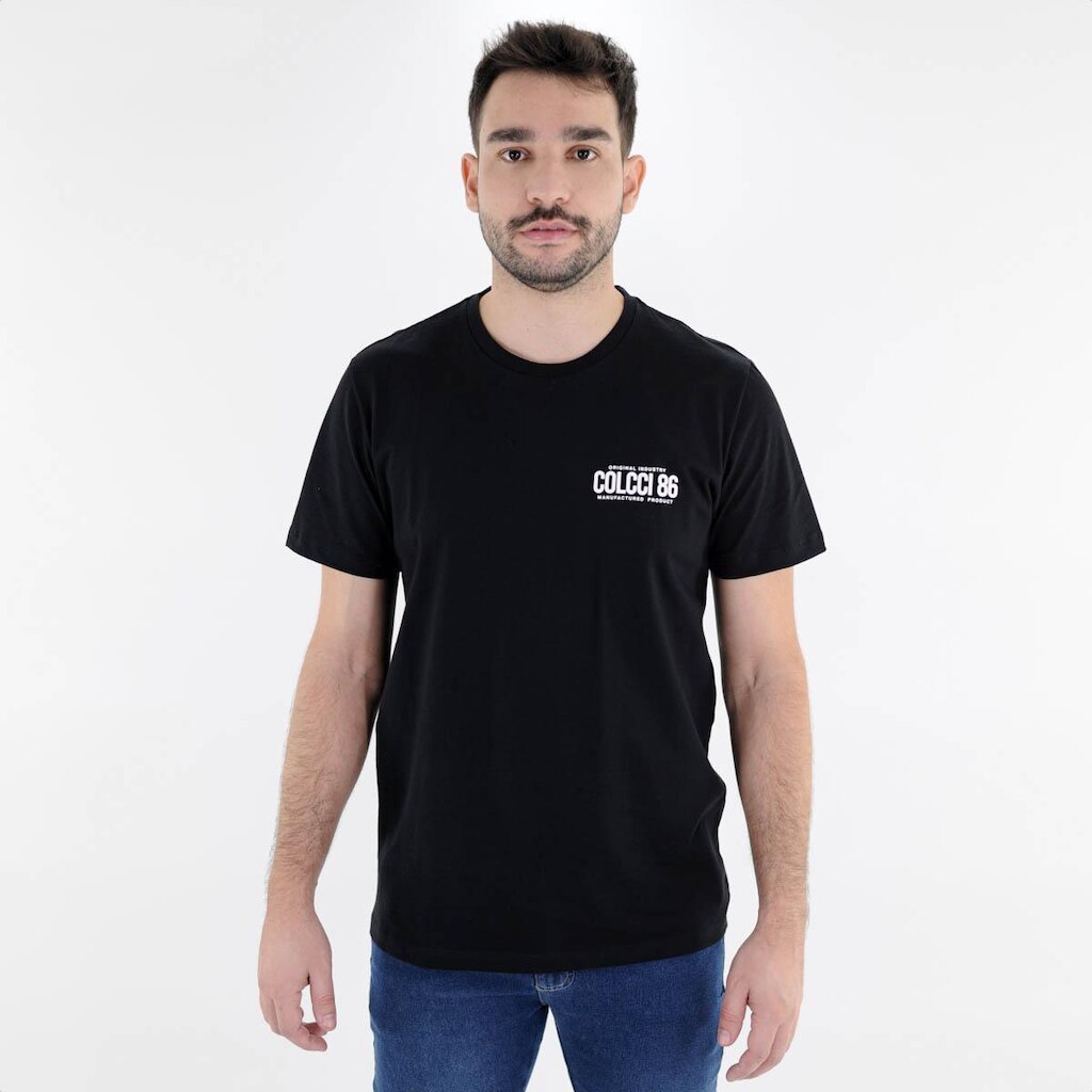 Camiseta Colcci Manga Curta Com Estampa  - Masculino