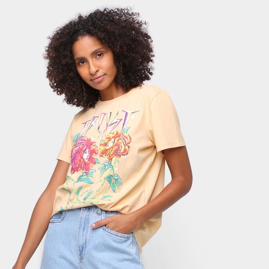 Camiseta Colcci Trust Feminina - Bege