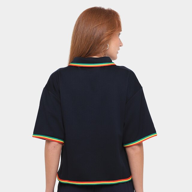 Camiseta Converse Daily Paper Cropped Feminina