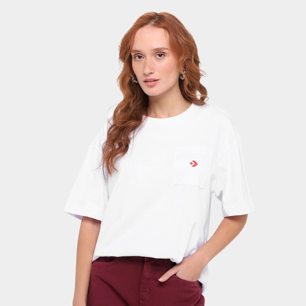 Camiseta Converse Go-To Rose Pock Feminina