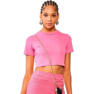 Camiseta Cropped Colcci Baby Comfort Feminino