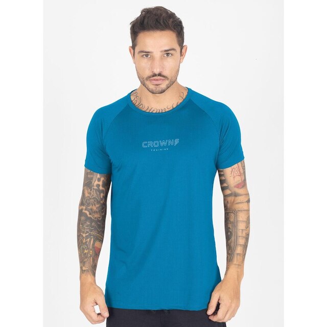 Camiseta Crown Dry Ice Azul Matisse