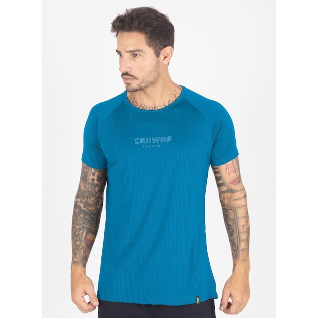 Camiseta Crown Dry Ice Azul Matisse
