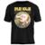 Camiseta David Bowie Stamp Unissex em Algodão Manga Curta - Preto+Amarelo