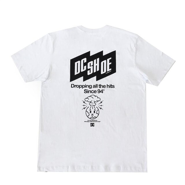 Camiseta DC Shoes Dropping Hits - Branco