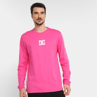 Camiseta Dc Shoes Minimal Stripe Manga Longa Masculina