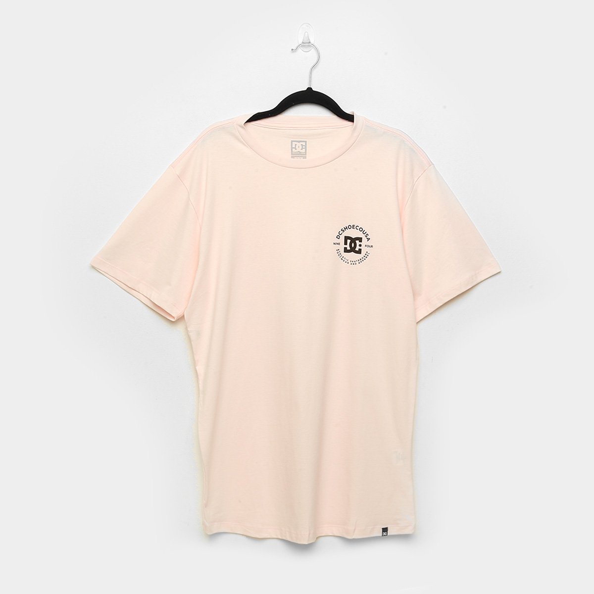 Camiseta DC Shoes Work Masculina - Rosa Claro é boa?