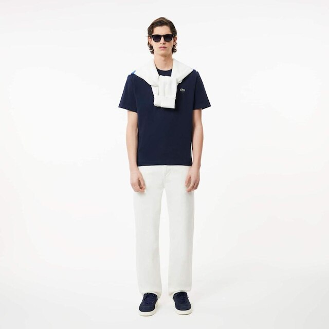 Camiseta de algodão Lacoste