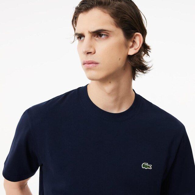 Camiseta de algodão Lacoste