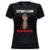 Camiseta de Banda Baby Look System Of A Down em Algodão Manga Curta Gola Redonda - Preto Fosco