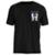 Camiseta de Banda Pink Floyd em Algodão Manga Curta Gola Redonda - Preto