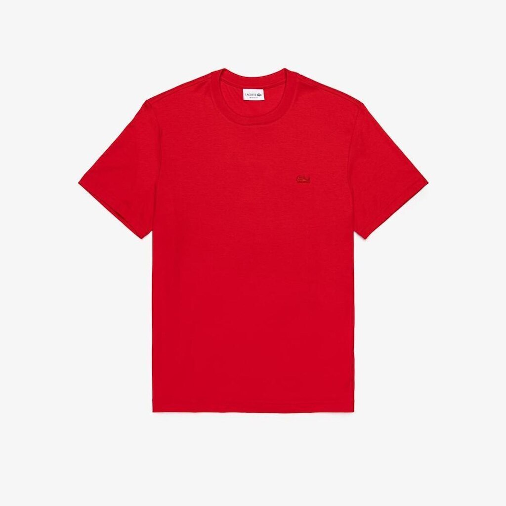 Camiseta de Interlock de Algodão Lacoste
